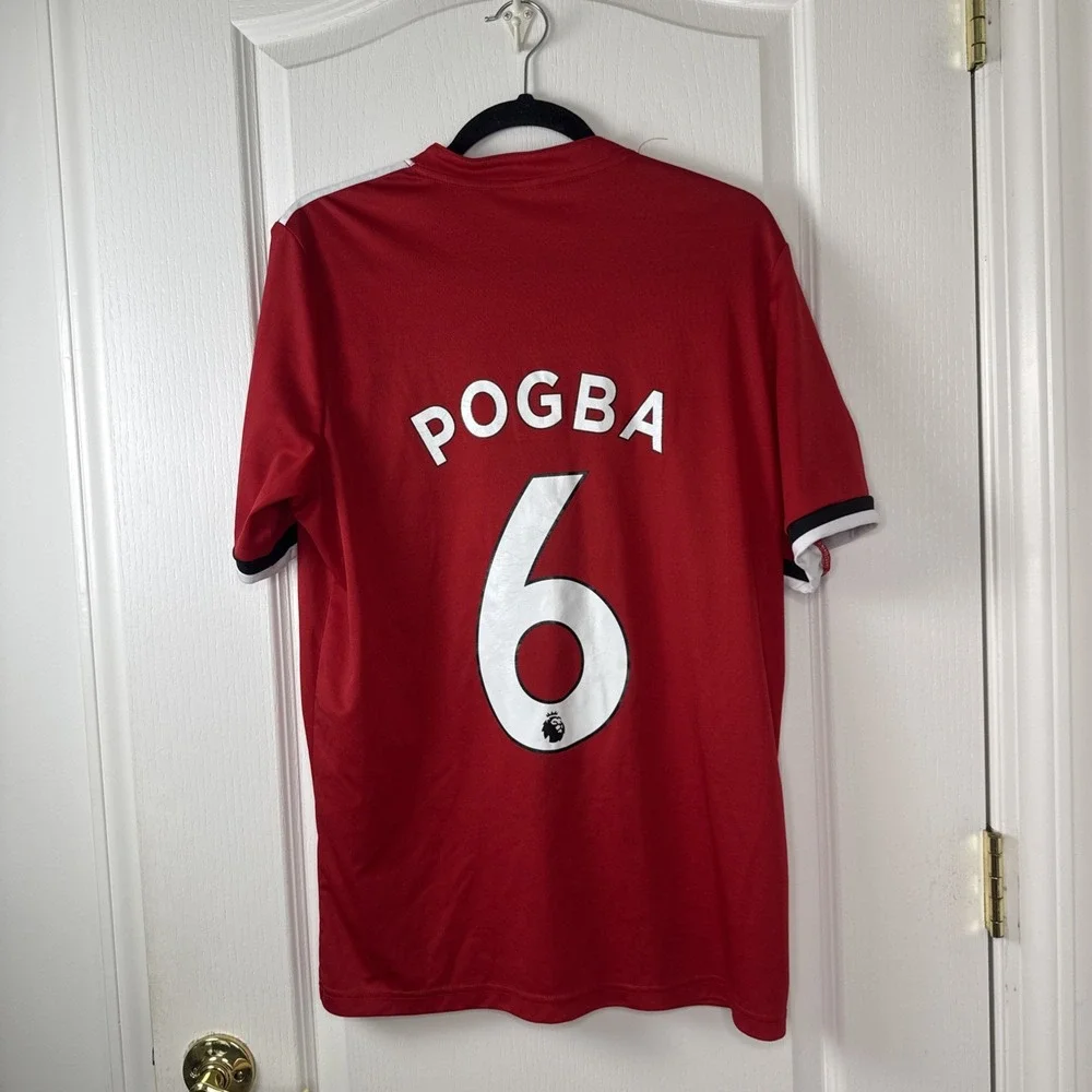 2016-2017 Man. United Pogba HOME Kit Soccer Jersey Football Shirt adidas Large